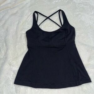 lululemon athletica Back Burner Tank Black Size 6